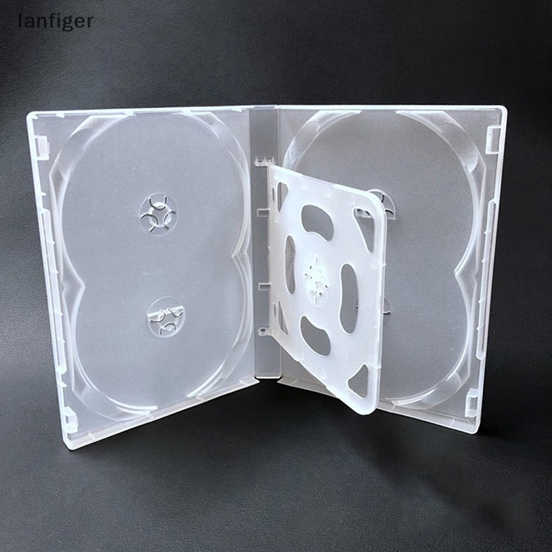 Hộp Đựng Đĩa CD Bằng Nhựa PP Trong Suốt Dung Tích 4-8 Đĩa