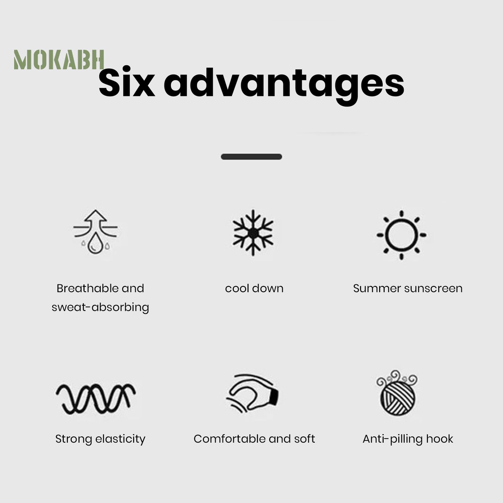 1 Cặp Găng Tay Chống Trượt Bằng Vải Lụa Lạnh Mỏng Độ Co Giãn Cao Màu Sắc Đơn Giản