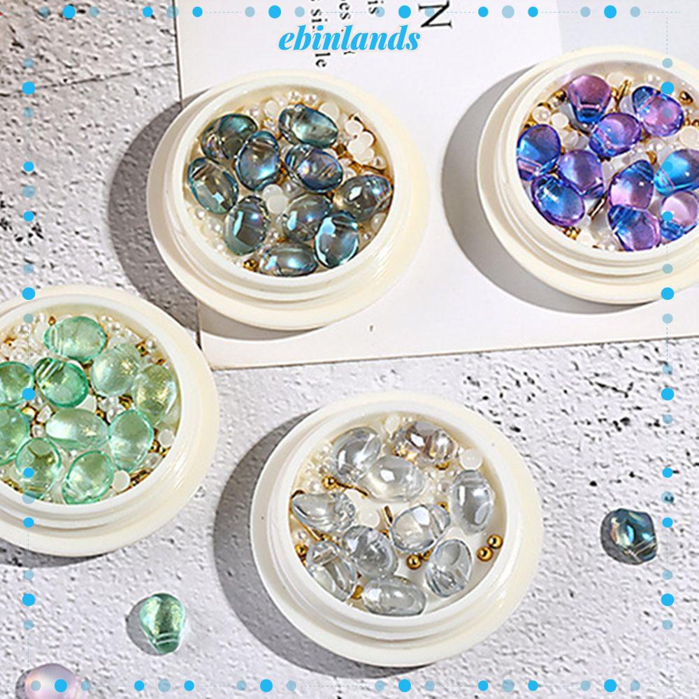 Miếng Dán Trang Trí Móng Tay Phong Cách Châu Âu|Phụ Kiện Trang Trí Móng Tay Hình Giọt Nước Nhiều Màu Sắc