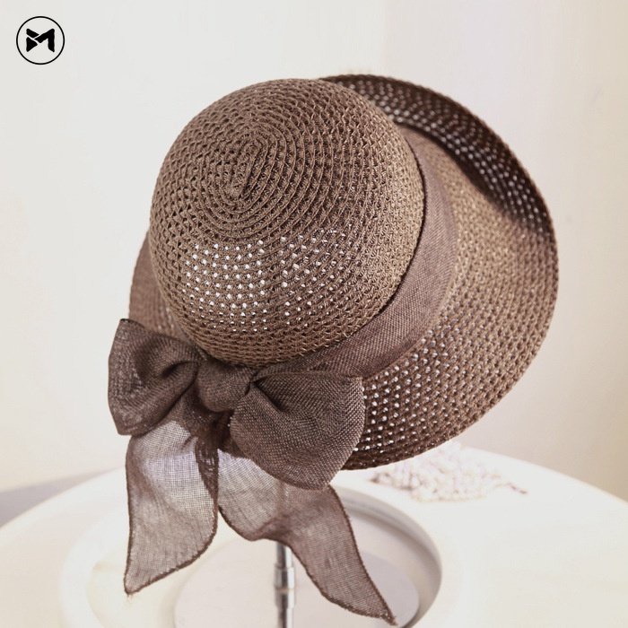 Mũ Cói Chống Nắng Đi Biển Gấp Gọn Phiên Bản Hàn Quốc Mới 2023 Cho Nữ