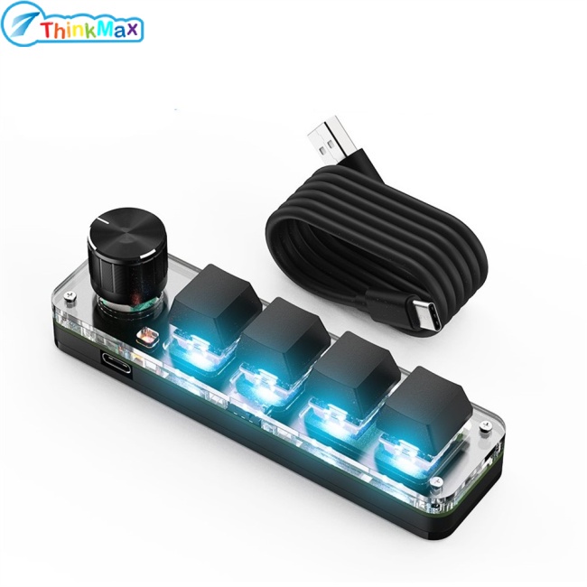 Thinkmax Bàn Phím Cơ Bluetooth Không Dây Mini Chuyên Dụng Cho Game Thủ Văn Phòng