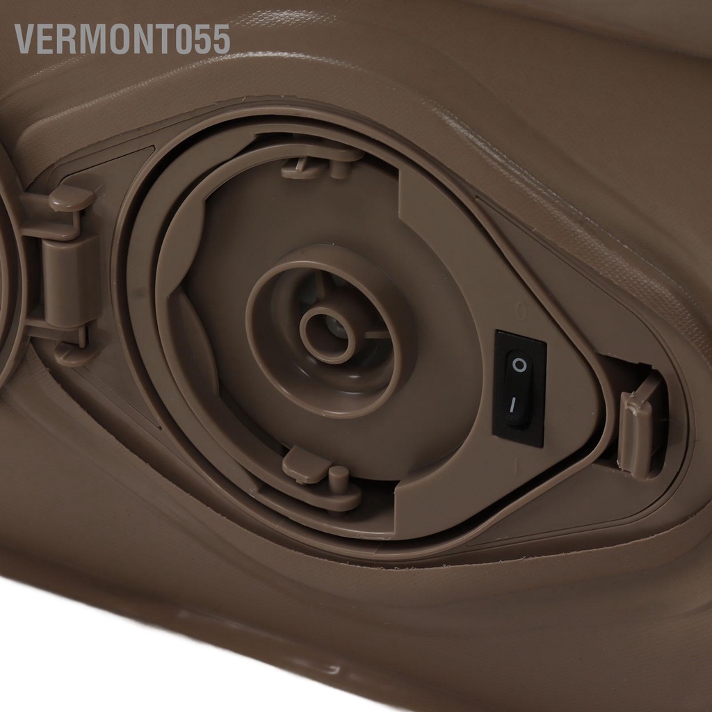 Vermont055 Nệm bơm hơi Nâng cao khả năng chống ẩm tích hợp điện Lithium dành cho cắm trại ngoài trời Kaki