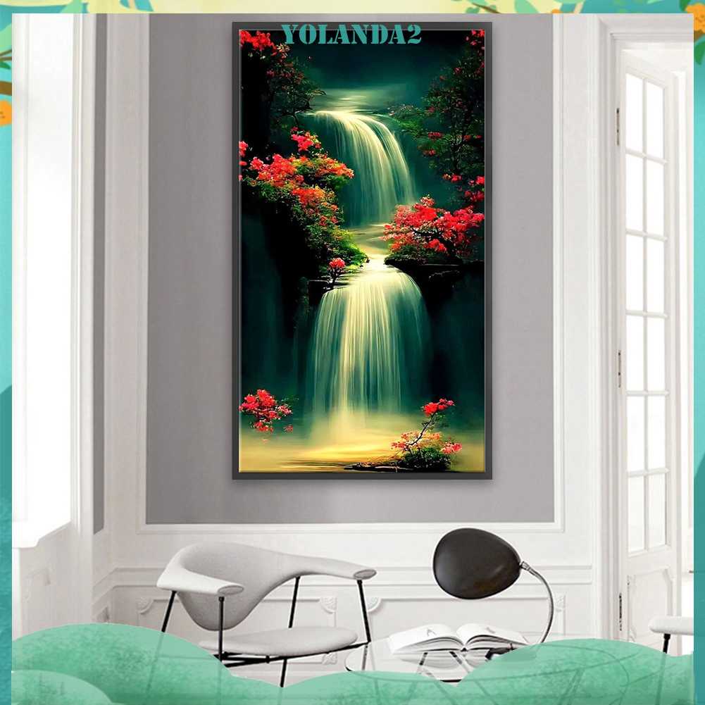 Tranh Đính Đá Kim Cương Toàn Bộ 5D DIY Hình Vẽ Phong Cảnh Trang Trí Nhà Cửa