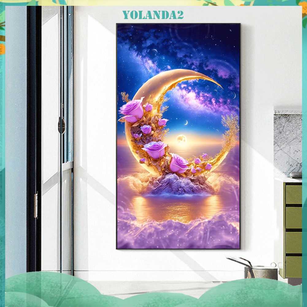 Tranh Đính Đá Kim Cương Toàn Bộ 5D DIY Hình Vẽ Phong Cảnh Trang Trí Nhà Cửa