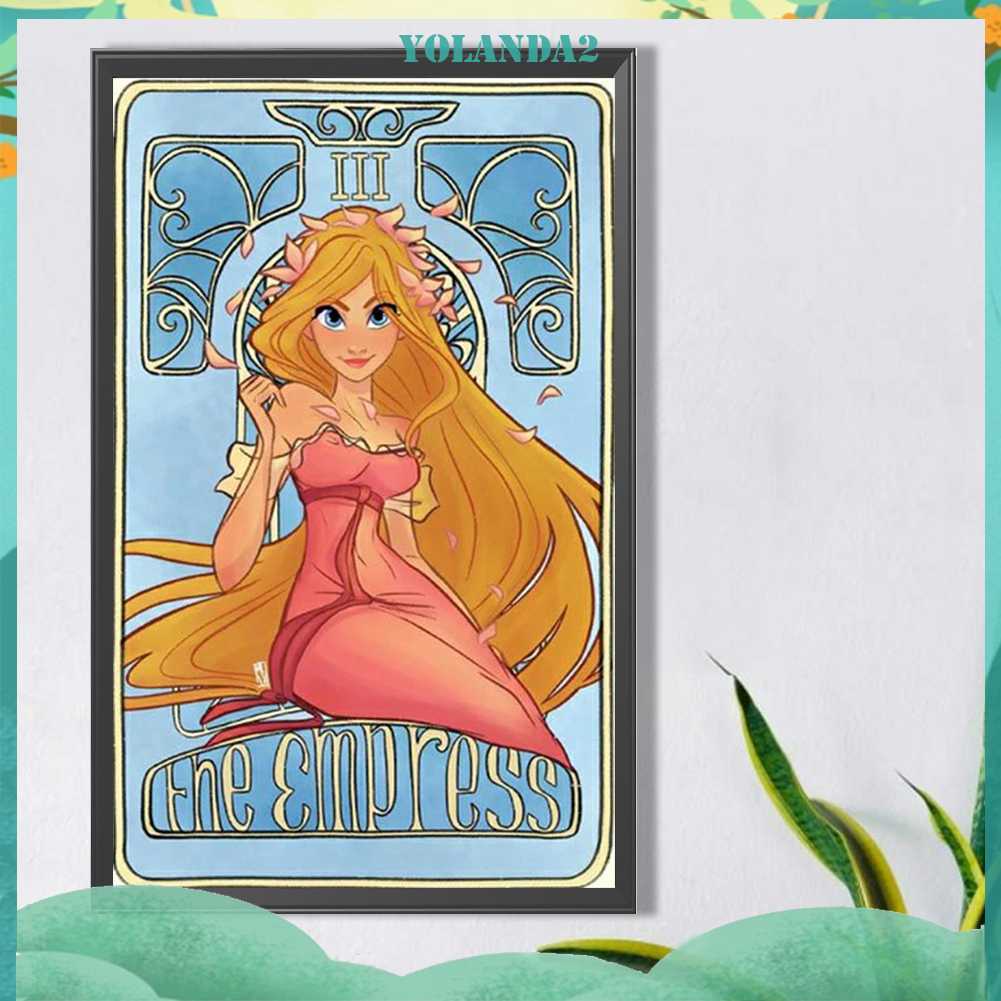 Bộ Tranh Đính Đá 5D Họa Tiết Hoạt Hình Độc Đáo DIY Dùng Trang Trí Nhà Cửa