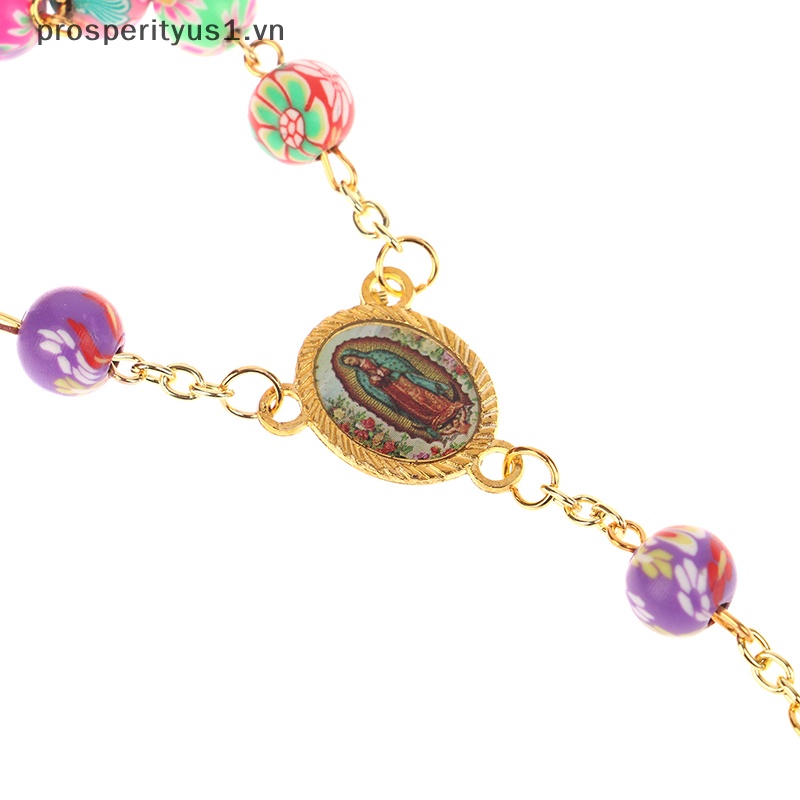 [prosperityus1] Mặt Dây Chuyền Xỏ Ngón Tay Baptist Phụ Kiện Vòng Tay Chuỗi Hạt Rosary Cho Đạo Giáo