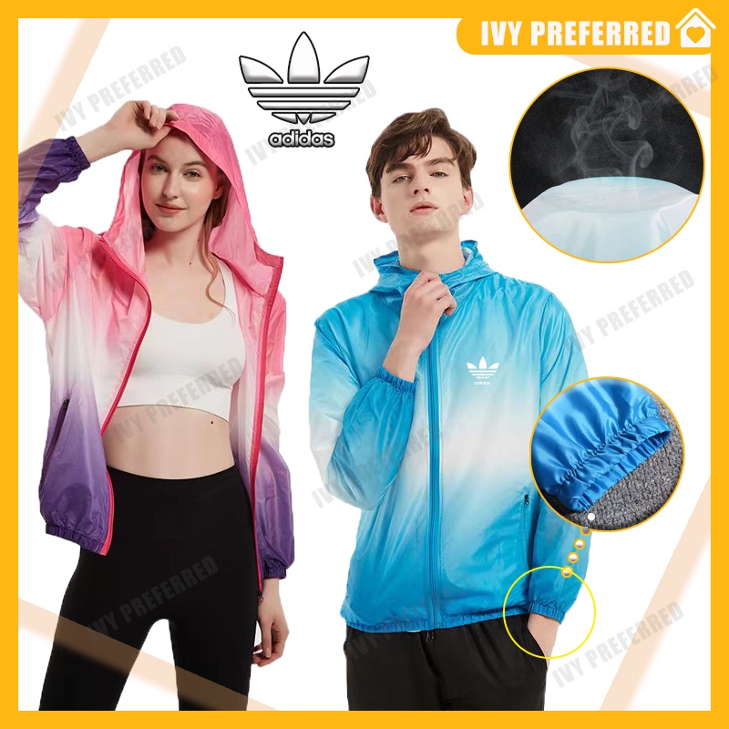 Áo Khoác Thể Thao Chống Nắng / Tia UV / Gió Màu Sắc Gradient Chống Thấm Nước Nhanh Khô Thời Trang Cho Gia Đình