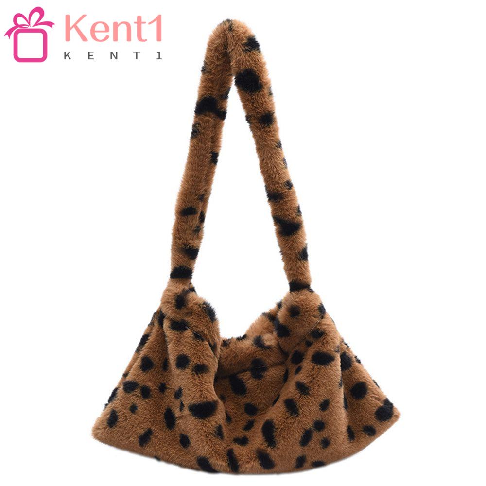 Túi Xách Đeo Vai Phủ Bông Thời Trang Thu Đông Sành Điệu Dành Cho Nữ Kat1