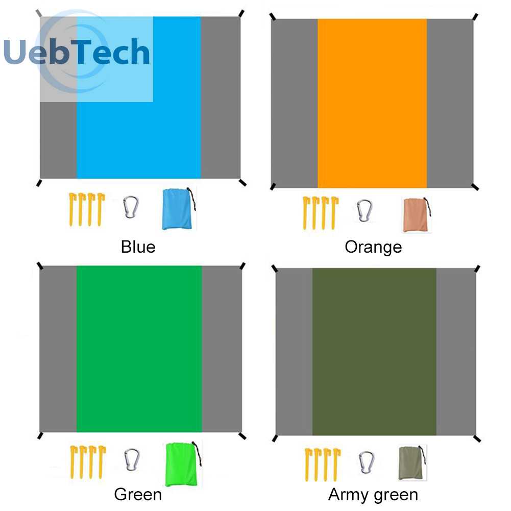 Thảm Trải Sàn Chống Bụi Bẩn Trọng Lượng Nhẹ Cho Cắm Trại Ngoài Trời