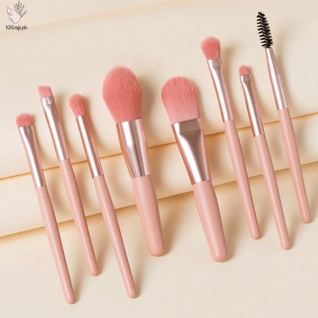 Set 8 cọ trang điểm vovigo đánh phấn mắt kem nền má hồng mini thời trang