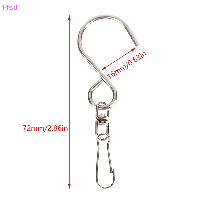 {Ffsd} Set 5 Móc Xoay Bằng Thép Không Gỉ Treo Chuông Gió Con Quay Pha Lê Trang Trí Tiệc Bán Chạy * Bán Chạy