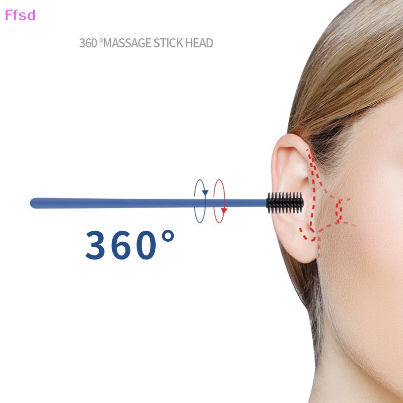 {Ffsd} Bàn Chải Massage Ráy Tai Bằng Silicon Mềm * Bán Chạy