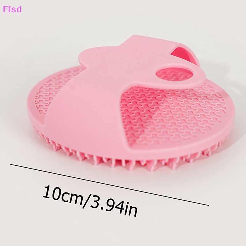 Bàn Chải Tắm Chà Lưng Bằng Silicone Gắn Tường Nhỏ Gọn