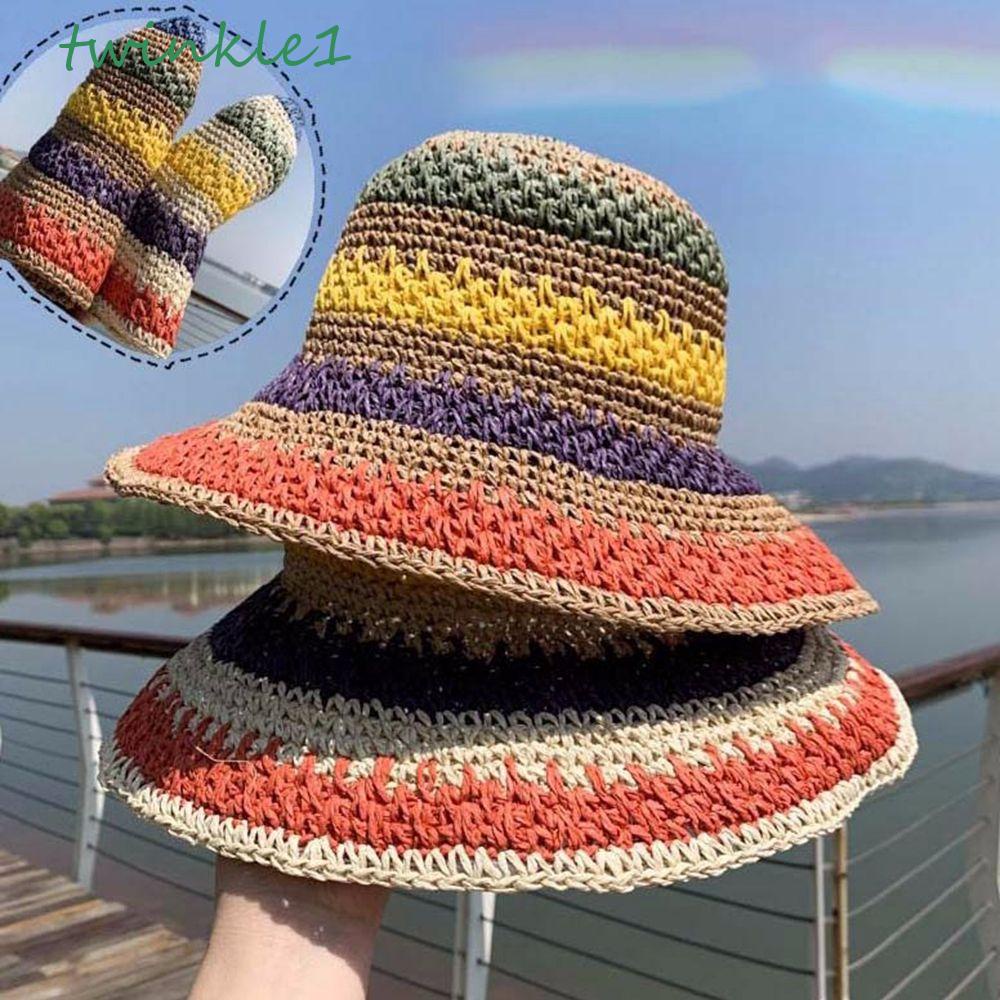 Nón Bucket Rộng Vành Thoáng Khí Thời Trang Đi Biển Mùa Hè