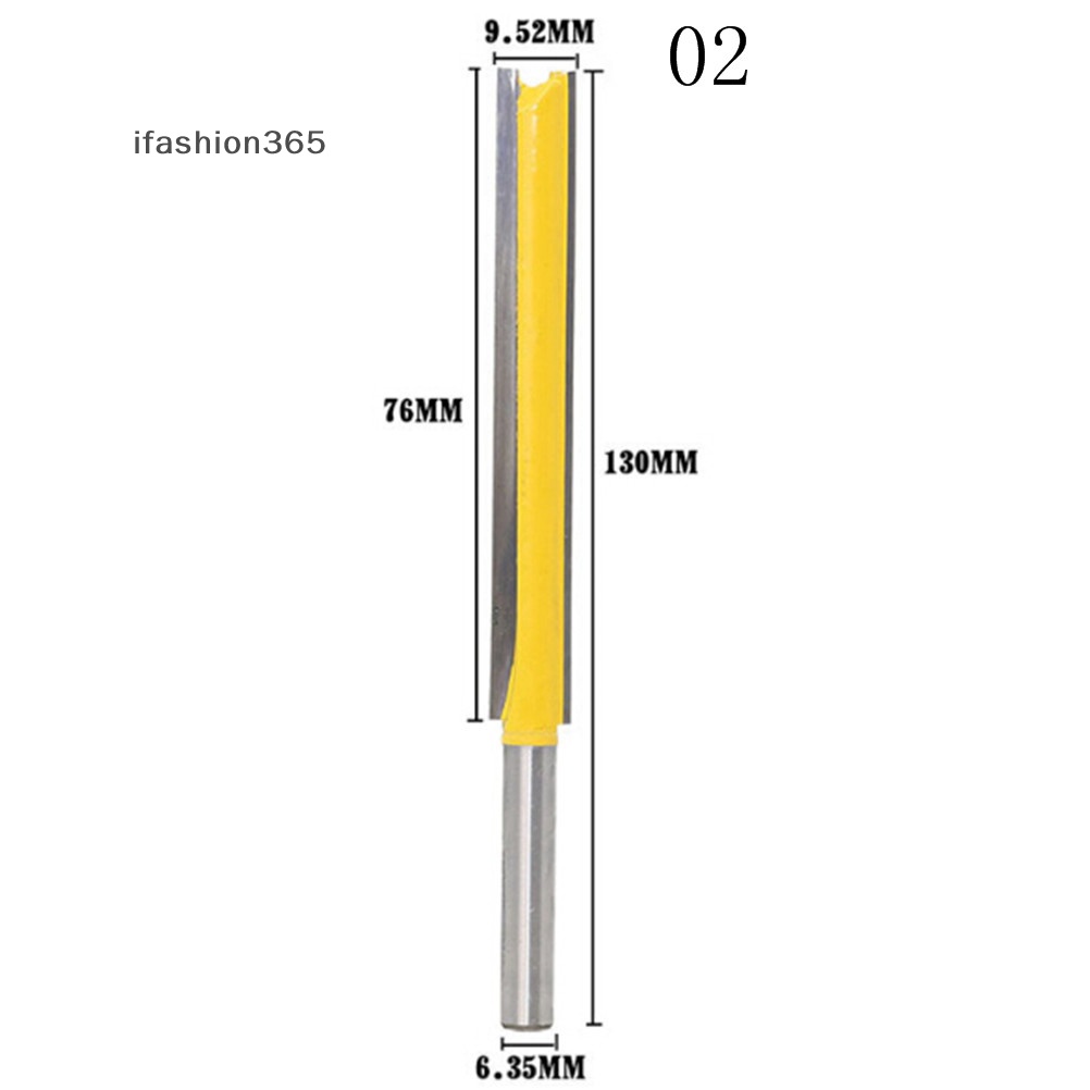 1 Mũi Phay Router Cực Dài 1 / 4 &quot;Chuôi 50 / 76mm Chuyên Dụng