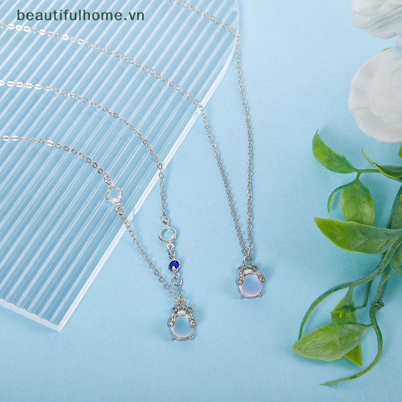 [beautifulhome] Vòng Cổ Hợp Kim Màu Bạc Pha Lê Phong Cách Hàn Quốc Vintage Thời Trang Dành Cho Nữ [beauty]