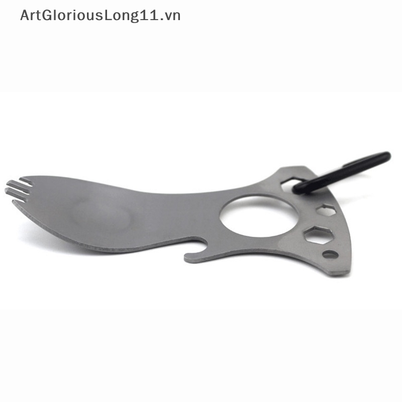 Muỗng Kiêm Nĩa Đa Năng ArtGloriousLong Bằng Titan Dùng Trong Xây Dựng