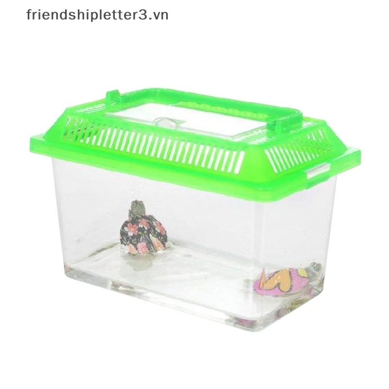 / / Mới / / Thiết Kế Cắt Cá Cầm Tay Bằng Nhựa Trong Suốt Nhỏ Gọn Dành Cho Rùa Cưng