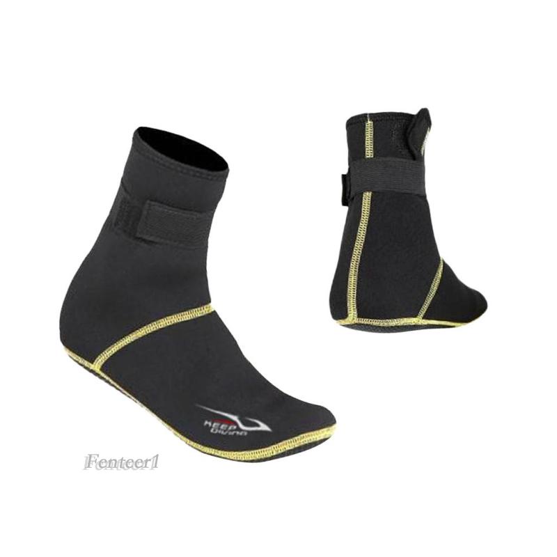 [Fenteer1] Giày Bốt Lặn Biển Dày 3mm Bằng Cao Su Tổng Hợp XS
