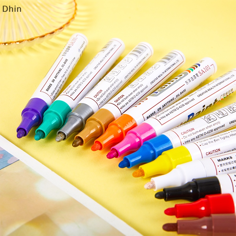 [Dhin] Bút Lông Vẽ Lốp Xe Hơi Không Thấm Nước Chất Lượng Cao