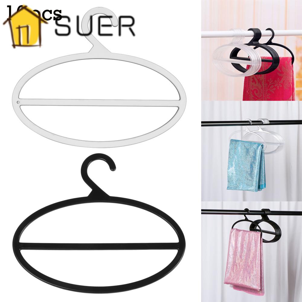 Bộ 10 Móc Treo Khăn Quàng Cổ Tiết Kiệm Không Gian Đa Năng