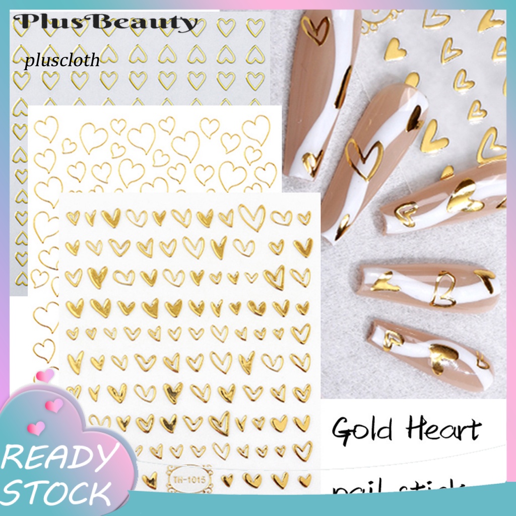 Miếng Dán Trang Trí Móng Tay Chống Rơi Không Phai Màu Tự Dính Dễ Thương