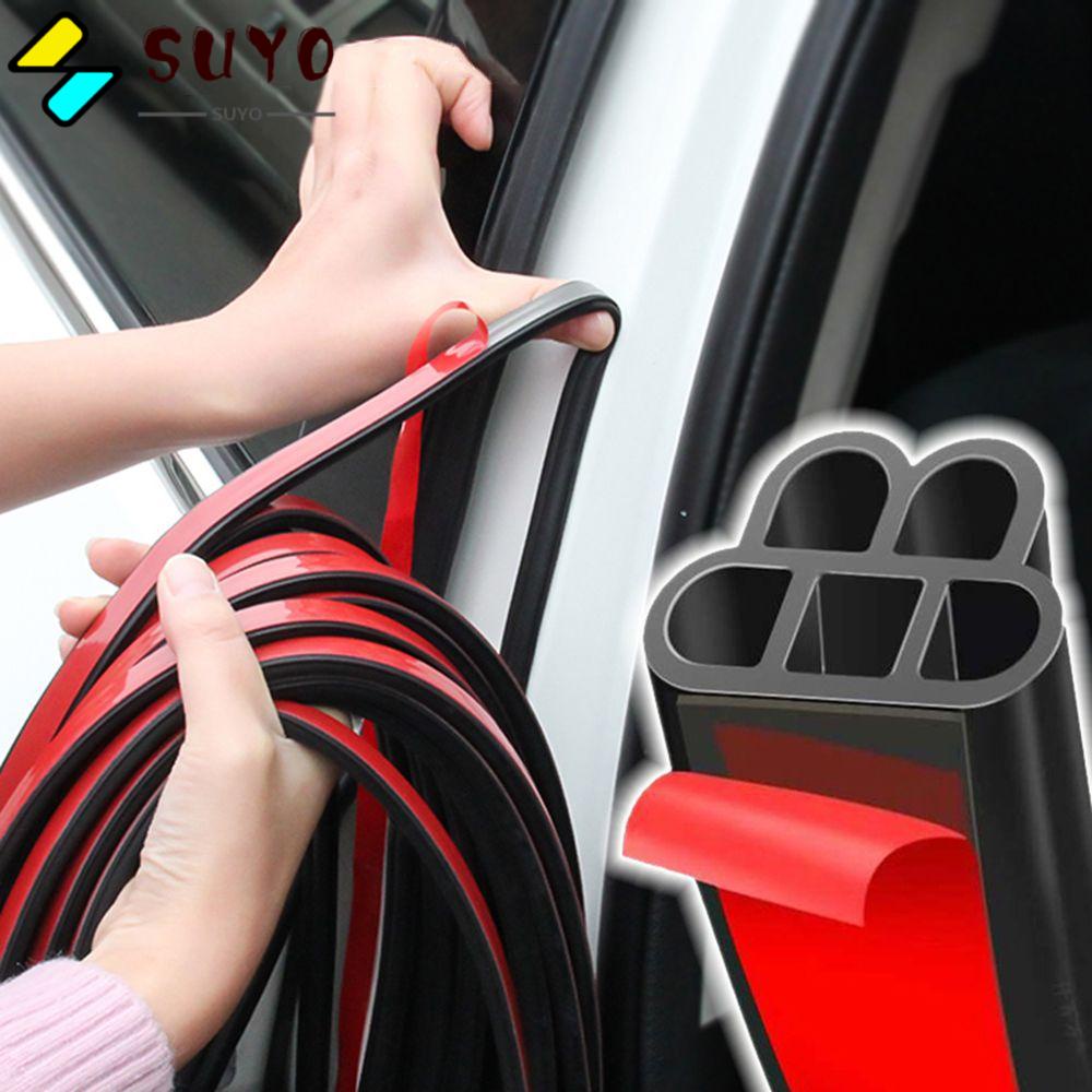 SUYO Cuộn Dây Viền Cửa Xe Hơi Hai Lớp Chống Bụi 10m