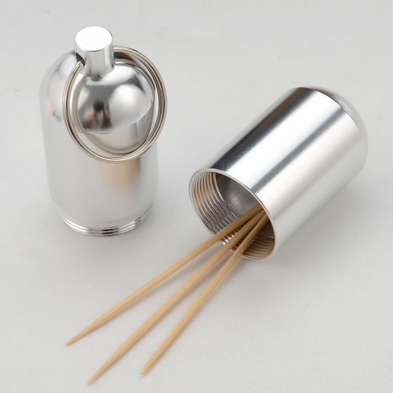 Hộp Đựng Thuốc Bằng Nhôm Chống Nước Có Móc Khóa Tiện Dụng Khi Đi Du Lịch