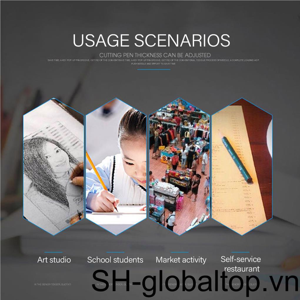 Đồ Chuốt Bút Chì Chạy Điện Mini Tiện Dụng Và Bền