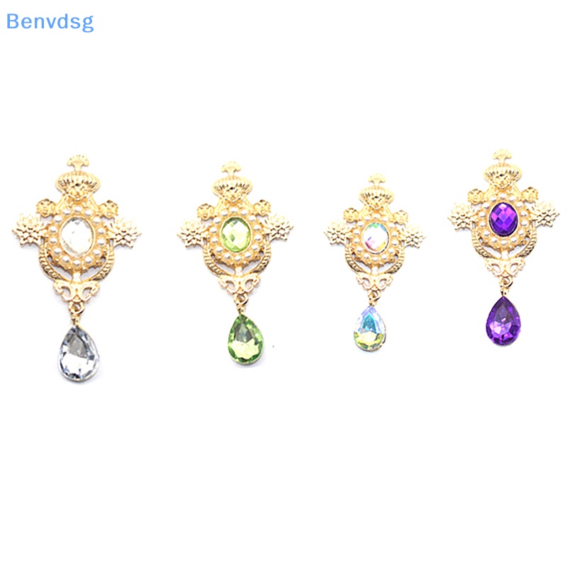 Ghim Cài Áo Hợp Kim Hình Giọt Nước Đính Đá Ngọc Trai / Kim Cương Giả Dùng Trang Trí Hộp Quà Đám Cưới DIY