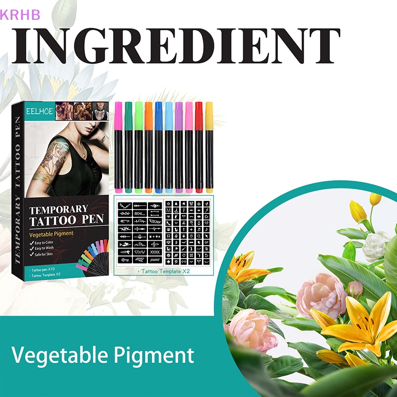 Bút Đánh Dấu Hình Xăm Tạm Thời Nhiều Màu Sắc Mới