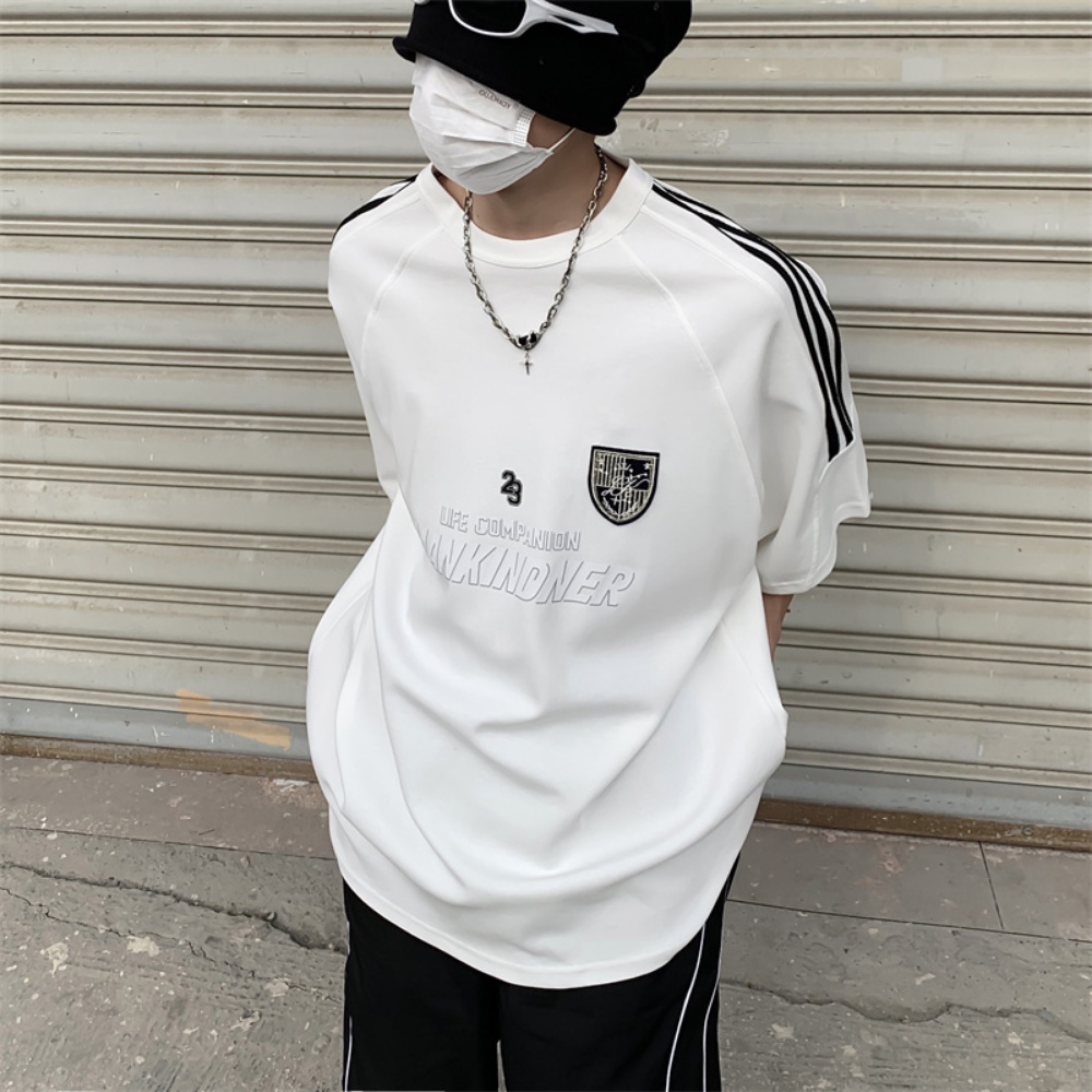 Áo Thun Tay Ngắn Phong Cách Âu Mỹ Thời Trang Mùa Hè Cho Nam 320g 7 Điểm