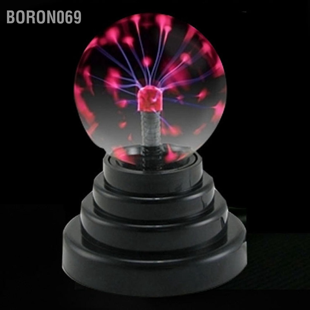 Boron069 Bóng đèn plasma ma thuật 3 inch Cảm ứng bóng nhạy cảm cho trang trí tiệc Prop Home