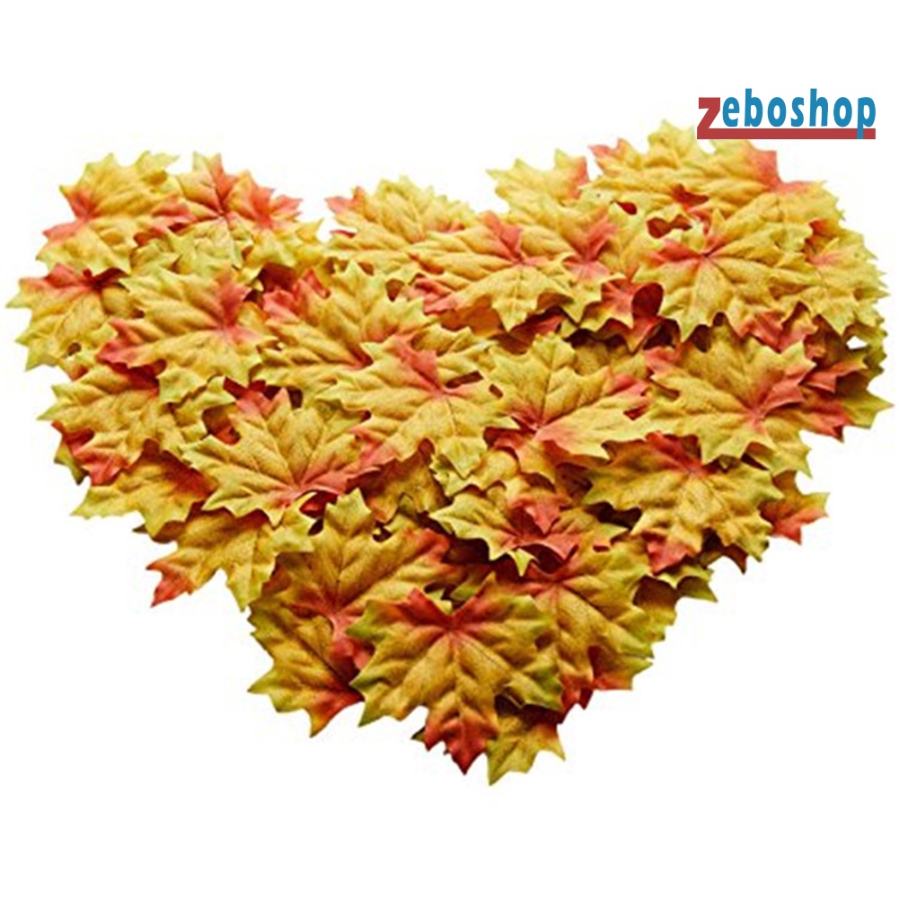 50 Lá Phong Nhân Tạo Dùng Trang Trí Tiệc Cưới / Sổ Tay