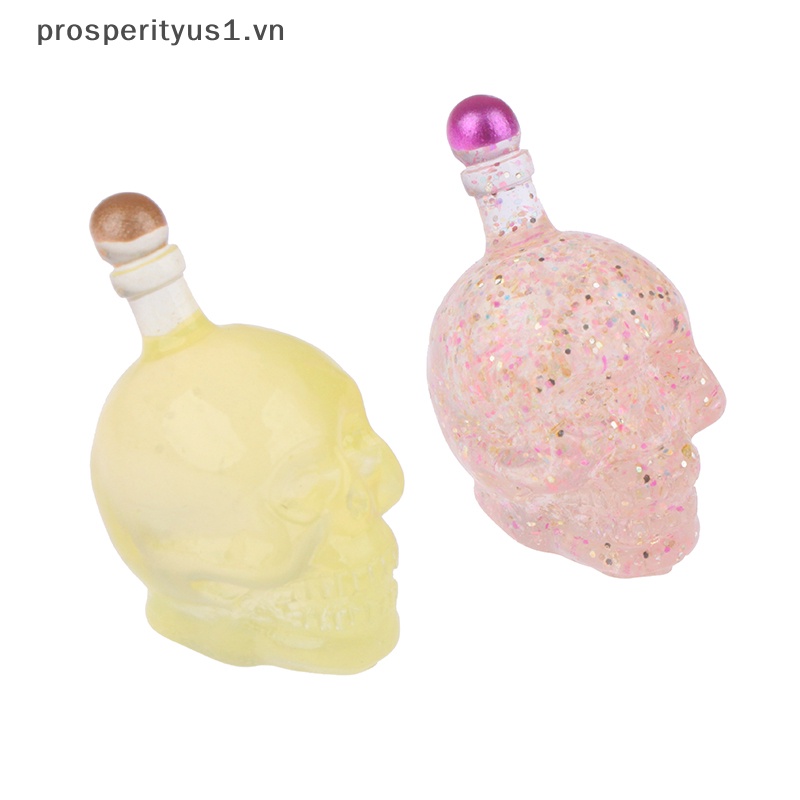 1 [Prosperityus] Bộ 5 Đầu Lâu Dạ Quang Trang Trí Nhà Cửa