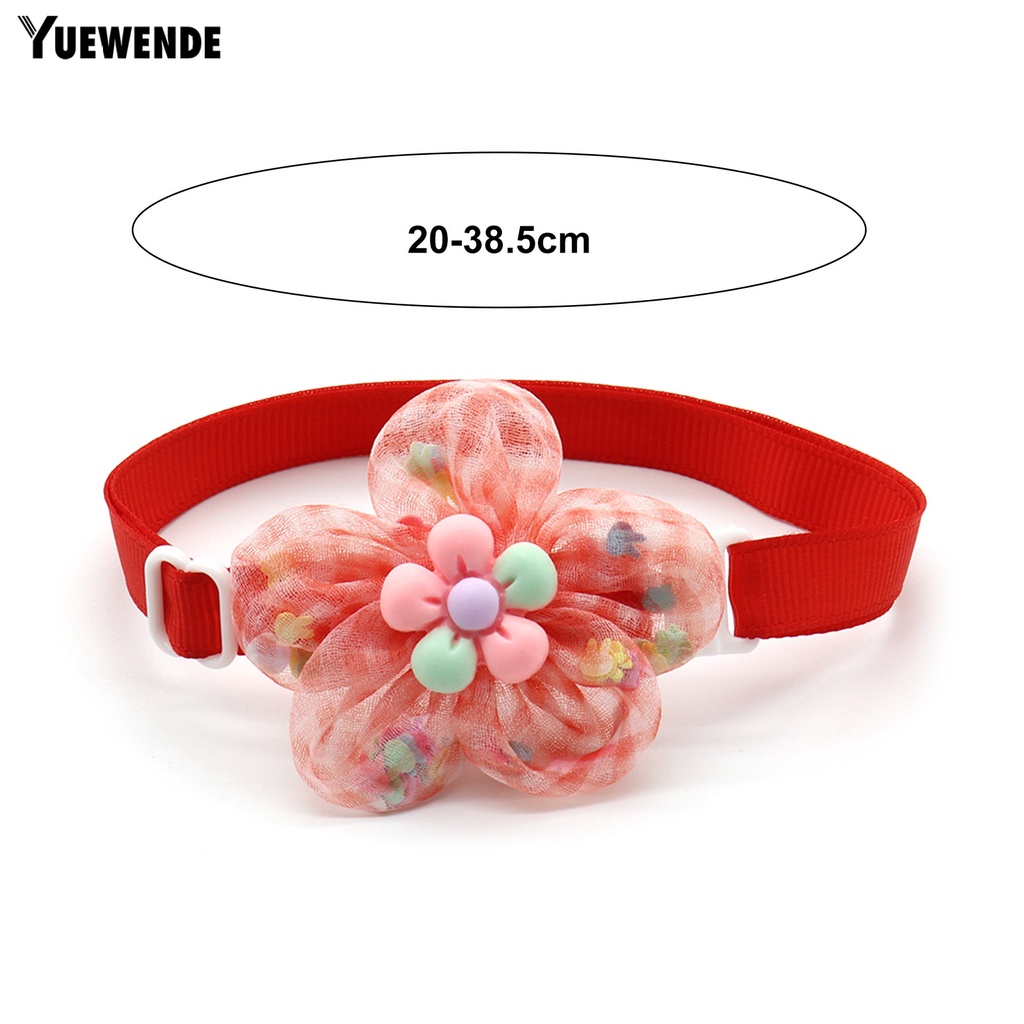 Vòng Cổ Họa Tiết Hoa Xinh Xắn Cho Thú Cưng