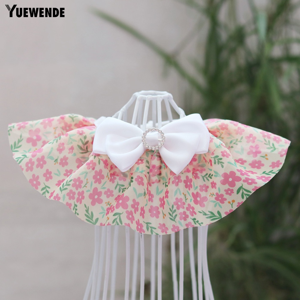 Yếm Đeo Cổ Họa Tiết Hoa Dễ Thương Cho Thú Cưng