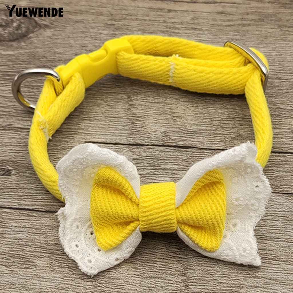 Vòng Cổ Thú Cưng YQ.E Bằng Cotton Có Khóa Cài Tùy Chỉnh Kích Thước Trang Trí Nhà Cửa