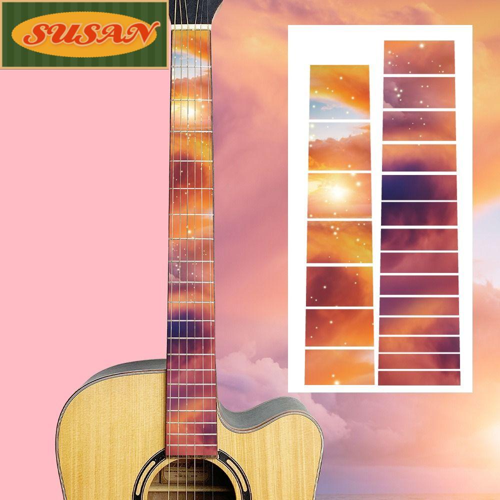 Sticker Dán Trang Trí Đàn Guitar Điện Hình Chữ Thập Chất Lượng Cao