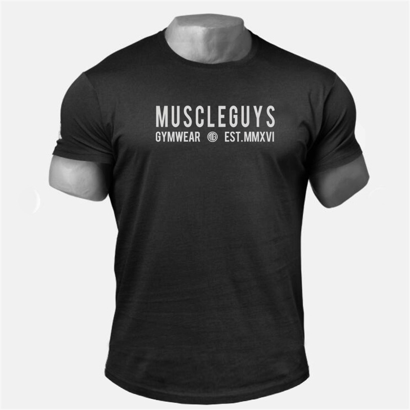 Áo Thun Thể Thao Tay Ngắn In Chữ Năng Động Thời Trang