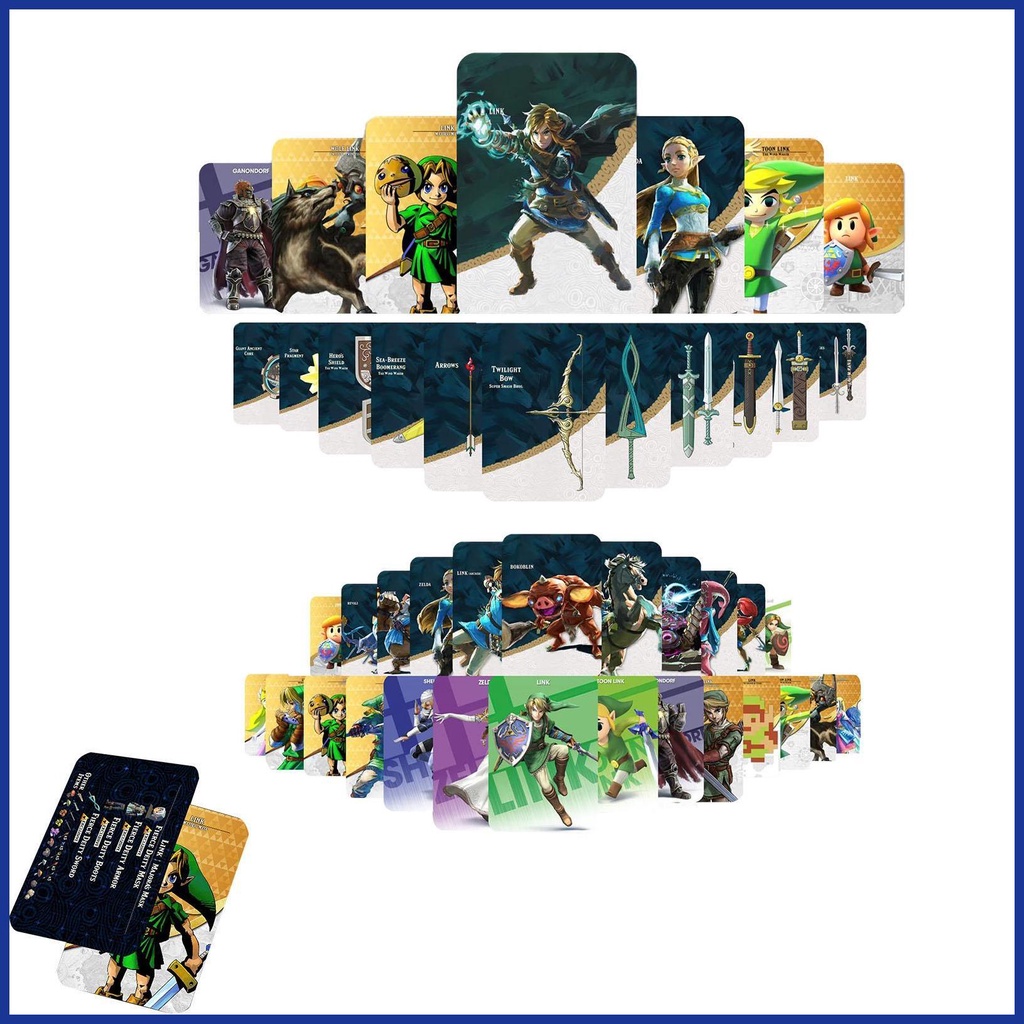 Thẻ Bài Mini Zelda Merch NFC Dùng Làm Quà Tặng Tuyệt Vời