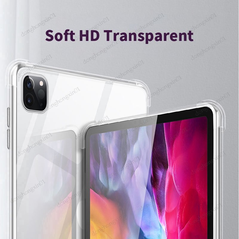 Ốp Máy Tính Bảng Silicon Trong Suốt Cho iPad 10th 10.9 2022 Gen 7th 8th 9th Gen 10.2 2019 I- iPad 5 / 6th 9.7 2017 2018 Air 3 / pro 10.5 Mini 1235 4