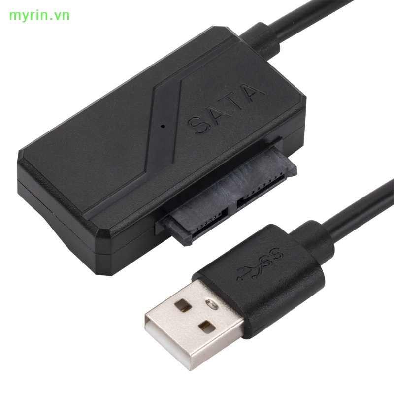 Cáp Chuyển Đổi Đầu CD DVD Rom Sata Sang USB 2.0 Cho Máy Tính