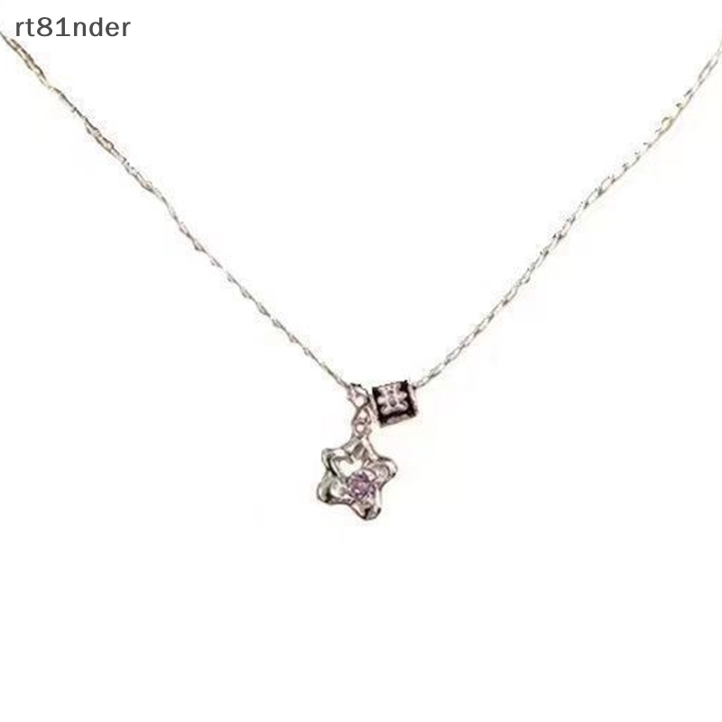 Rt Vòng cổ Đeo Hông Bằng Bạc Sterling Mặt Ngôi Sao Nhỏ Đơn Giản Cá Tính Phong Cách Ins Làm Quà Tặng Trang Sức Cho Nữ n