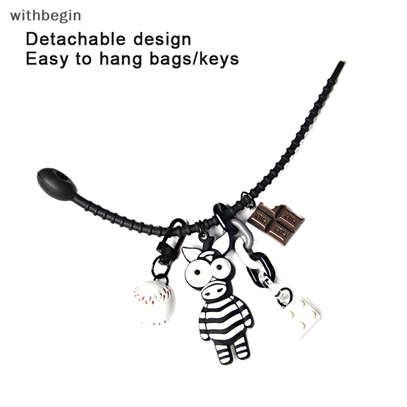 Móc Chìa Khóa Silicon Hình Động Vật Hoạt Hình Vui Nhộn