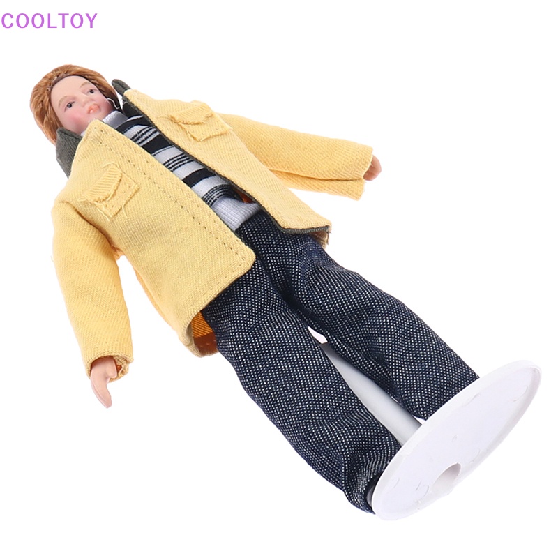 Cooltoy Áo Khoác Bằng Sứ Màu Vàng Tỷ Lệ 1: 12 Dành Cho Nhà Búp Bê