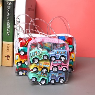 Bộ 6 Mô Hình Xe Cứu Hỏa Mini Kereta