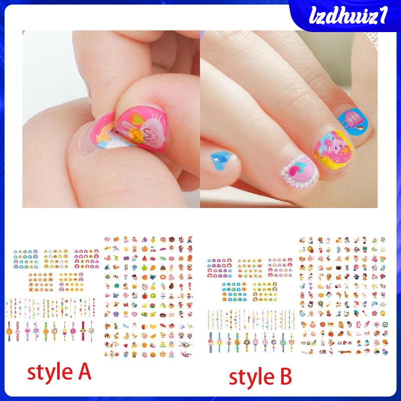 Miếng Dán Trang Trí Móng Tay Dễ Thương Dành Cho Trẻ Em