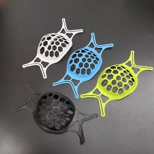 Giá Đỡ Khẩu Trang NURGAZ &amp; Đệm silicone 3D Dễ Thở Và Ngăn Chặn Phai Màu