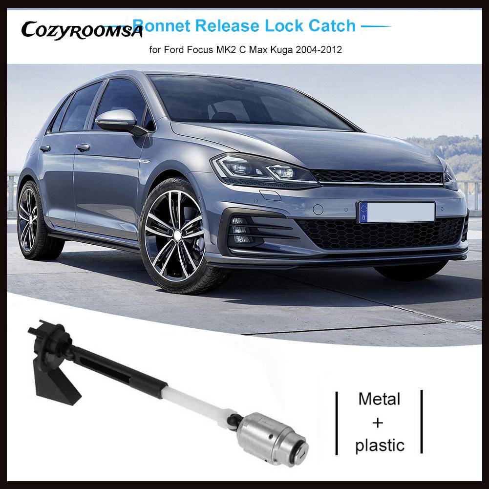 Ổ Khóa Bonnet Kèm Chìa Khóa 1355231 Phụ Kiện 4MA16B970AB Cho Xe Ford Focus MK2 C Max Kuga 2004-2012